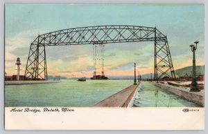 Ariel Bridge Duluth Minnesota Postcard 109-2 - Picture 1 of 2