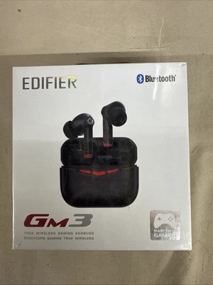 NUEVOS AURICULARES PARA JUEGOS BLUETOOTH INALÁMBRICOS EDIFIER GM3 SELLADOS Negros Foto 1 de 3
