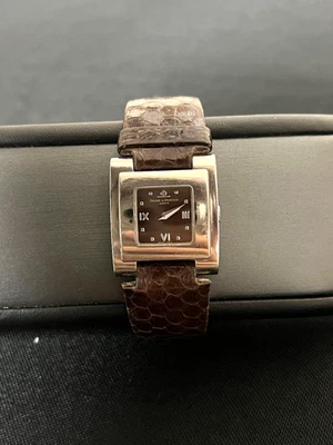 BAUME & MERCIER RELÓGIO 65344 QUARTZO QUADRADO FEITO NA SUÍÇA  - Imagem 1 de 4