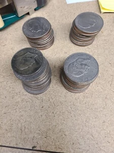 1971 Eisenhower IKE Bicentennial Dollars Coin Lot 24 Collectible Coins - Picture 1 of 2