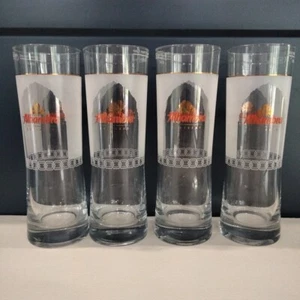 Cervezas Alhambra Spanish Beer Glasses 1/2 Pint 280ml x 4 Collectable Barware - Picture 1 of 5