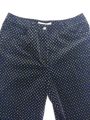 Calça feminina David Brooks estampa quadrada tamanho 10 designer  - Imagem 1 de 4