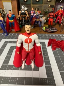 Mezco one 12 , 1/12 scale custom Omniman suit 2.0 ( suit , cape , unpainted head