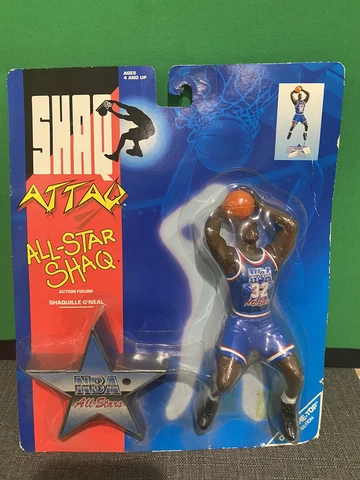 Shaq Attaq All-Star NBA Action Figure Shaquille O'Neal 1993 Kenner Shaq Attack Cover