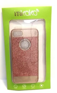 imikoko Luxus Rosa und Gold mit Strass iPhone 7 Hülle - Bild 1 von 5