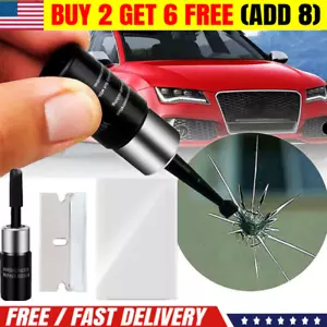 Automotive Glass Nano Repair Kit Fluid Fix Car Windshield Resin Chip Crack Tool - Picture 1 of 8