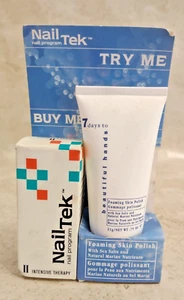 Nail Tek II Intensive Therapy Strengthener & Foaming Skin Polish NOS READ 0.5 oz - Picture 1 of 4