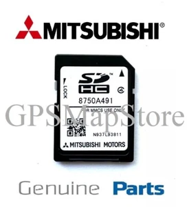 2015 Mitsubishi Outlander Sport Navigation Model N-12 SD Card U.S Map Genuine - Foto 1 di 5