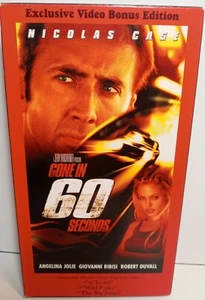 Gone in 60 Seconds (VHS, 2001, Exclusive Video Bonus Edition) - Imagen 1 de 3