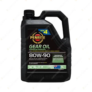Penrite Premium Mineral GEAR Oil 80W-90 Gear Differential Oil 4L GO8090004 - Picture 1 of 2
