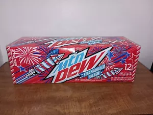 Mountain Dew Limited Edition Star Spangled Splash 12 Pack Best Buy Date 11/18/24 - Picture 1 of 2
