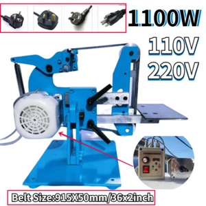 1100W Schleifen Poliermaschine Polierer Bandschleifer Schärfer DIY - Bild 1 von 21