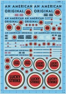 1/24 1/12 1/20 1/25 1/43 1/18 Lucky Racing Markings Car Model Kit Marine Decal - Picture 1 of 1