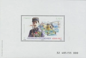 FRANCIA - 2017 BLOQUE A 367 - AVIÓN GEORGES GUYNEMER ** - RARO - LEER - Imagen 1 de 1