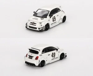 Mini GT LB-Works Abas Works Abarth 595 Gara Blanco #809 1:64 - Imagen 1 de 5