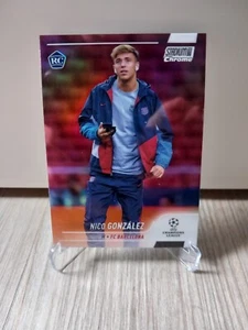 2021-22 Topps Stadium Club Chrome UCL Nico Gonzalez Image Variation Rookie RC - Bild 1 von 2