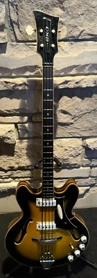 1960's EKO Model 99 Brownburst Bass in Very Good Condition - Image 1 of 4