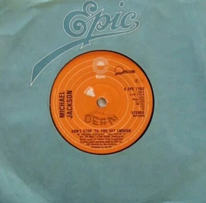 Michael Jackson-Don't Stop 'Til You Get Enough Vinyl 7" Single.1979 S EPC 7763. - Picture 1 of 4