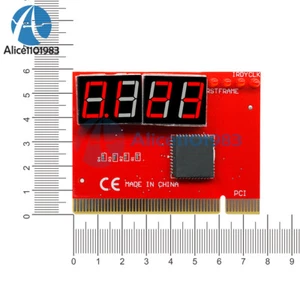 LED 4 Analyse Diagnosetester POST Karte PCI PC Analyzer Hauptplatine Digital - Bild 1 von 9