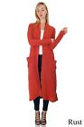 SR Women's Knit Long Sleeve Full Length Duster Cardigan (Size: S-5X) AT1206A