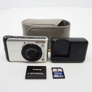 Canon Powershot A3000 Digital Camera 10MP Bundle, 4 GB SD,Card, Charger, Battery - Picture 1 of 19