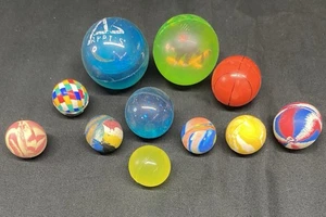 Vintage Hüpfbälle verschiedene Größen (11 Bälle) GC - Bild 1 von 5