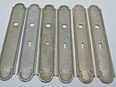 6 plaque de propreté métal 2 dimension porte serrure occasion en l'état - Photo 1/4