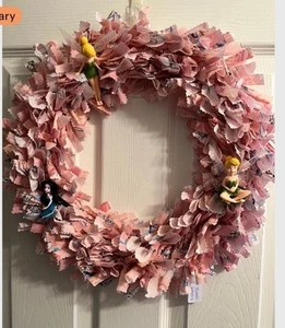 Princess Gathering Rag Wreath 14” Round - Picture 1 of 1