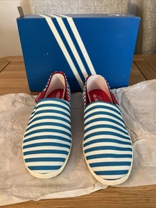 Adidas Adidrill Blue/white Pumps Size 6 D65185 - Picture 1 of 6