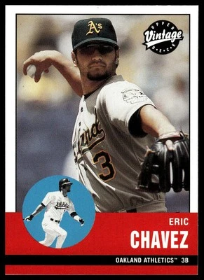 2001 Upper Deck Vintage #17 Eric Chavez - Image 1 of 2