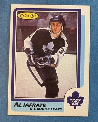 1986-87 O Pee Chee Vintage OPC Al Iafrate 2ND YR Toronto Maple Leafs NHL - Image 1 of 2