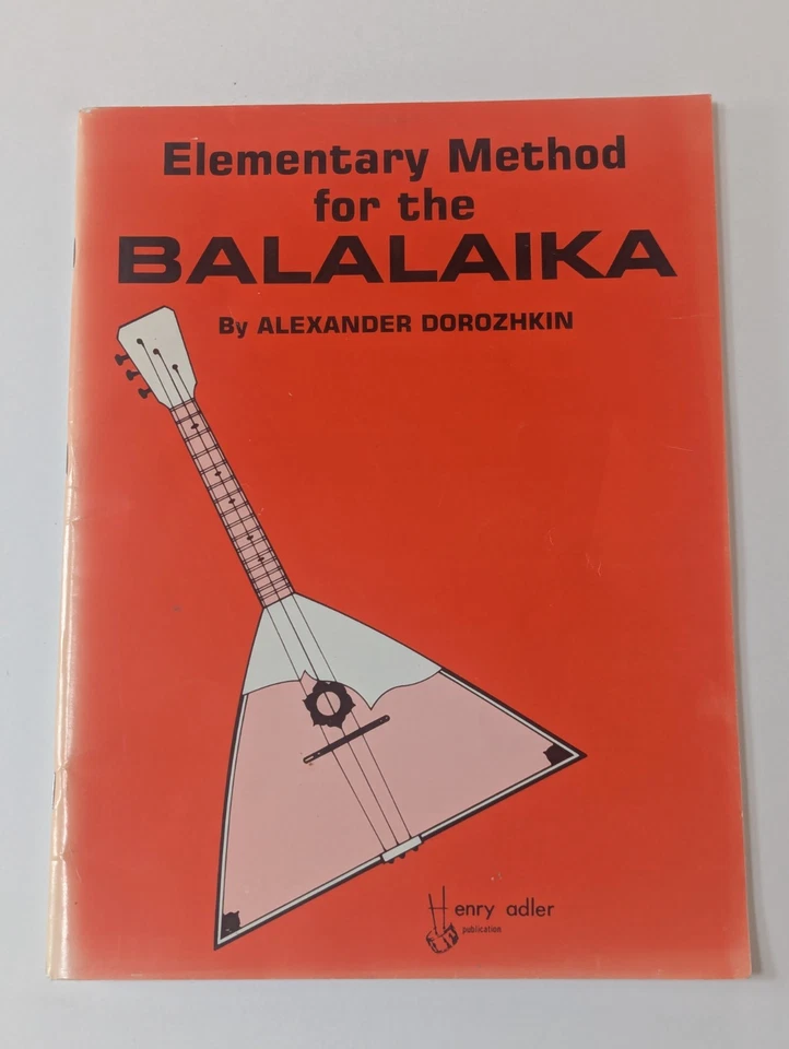 Libro Elementary Method for the Balalaika 1992 tapa blanda de colección A. Dorozhkin Foto 1 de 4