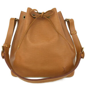 Louis Vuitton Epi Petit Noe Leather Drawstring Shoulder Bag Brown/4Z0455