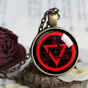 Ciondolo Ordine Martinista, Collana Pentagramma, Gioielli Esoterici Occulti Magici Pagani - Foto 1 di 5