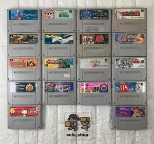 Super Famicom Lot of 18 games normal startup Japan #0AA - Picture 1 of 1