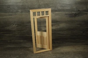 Doll House Miniature 2 Panel Exterior Door HOUSEWORKS 1:12 New open box - Picture 1 of 5