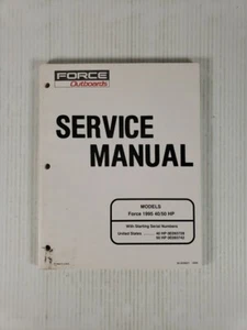 Force Outboards Service Manual Force 1995 40/50 HP (90-828821 1094) - Picture 1 of 12