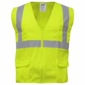 Refrigiwear Men's Zipper Mesh Safety Vest - Picture 1 of 1