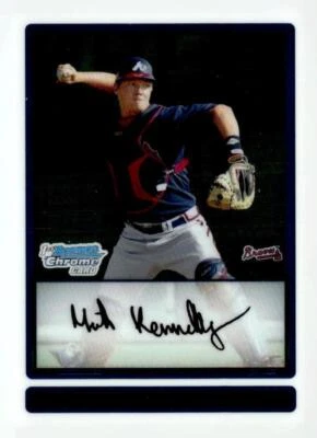 Mathew Kennelly 2009 Bowman Chrome #BCP148 Prospects Atlanta Braves - Image 1 of 2