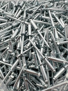 500 x Blindnieten Stahl 4,8 x 16,0mm Senkkopf Niete Popniete GOEBEL Standard ISO - Bild 1 von 6