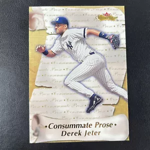 Vetrina Fleer 2000 Derek Jeter Consumate Prose #4 New York Yankees - Foto 1 di 2