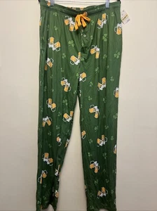 Men’s pajama pants XL green clover NWT - Picture 1 of 7