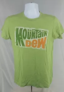 Camiseta Retro Mountain Dew Gráfico Envejecido Para Hombre S Ligeramente Usada Verde🔥 - Imagen 1 de 6