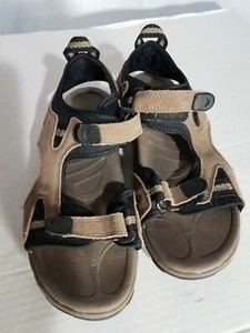Men's Redhead Brown Suede Sandals Size 8M Hook and loop Straps - Picture 1 of 8