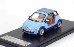 FIAT 500 TENDER Due Castagna Milano 2008 Blu Chiaro Premium X PR0255 1/43 IXO - Foto 1 di 1