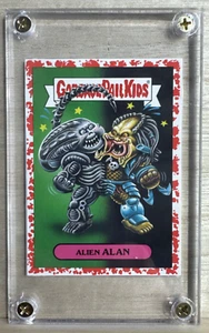 2018 Topps Garbage Pail Kids - Alien Alan - Red 28/75 - Picture 1 of 3
