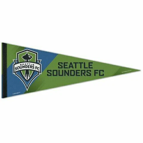 Seattle Sounders FC PREMIUM QUALITY PENNANT 12"X30" BANNER FREE SHIPPING Cover