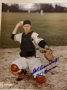 DEL CRANDALL 1957 Braves MILWAUKEE BRAVES Autograph SIGNED Photofile 8X10 PHOTO - Picture 1 of 3