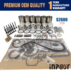 S2600 Overhaul Rebuild Kit for Kubota S2600A Engine Parts - Picture 1 of 6