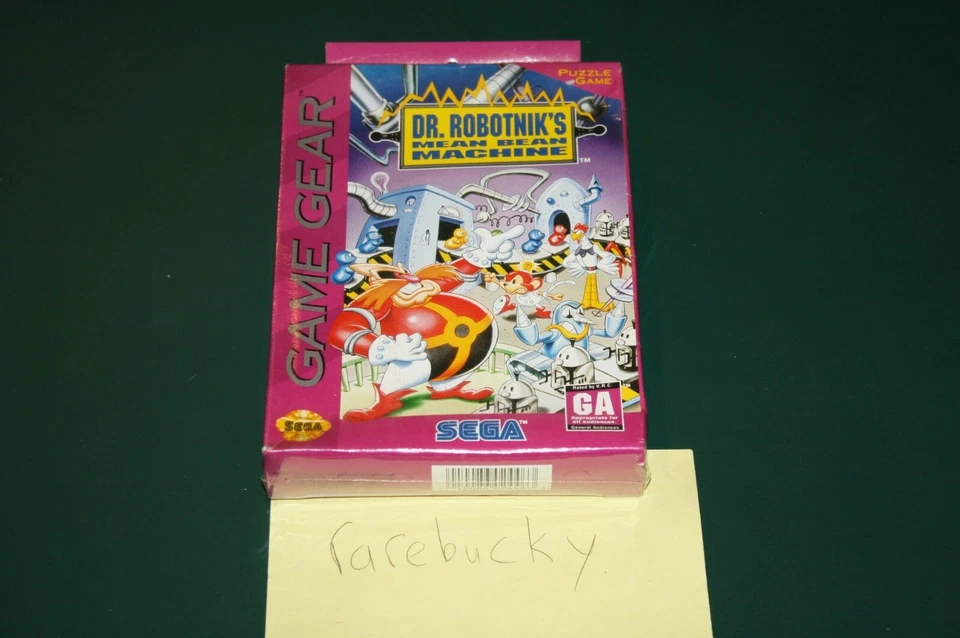 Dr. Robotnik's Mean Bean Machine (Sega Game Gear) NEW SEALED, RARE SONIC GAME! - Image 1 of 3